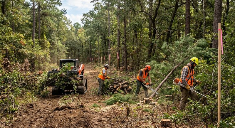 Construction Site Land Clearing in Marietta, GA